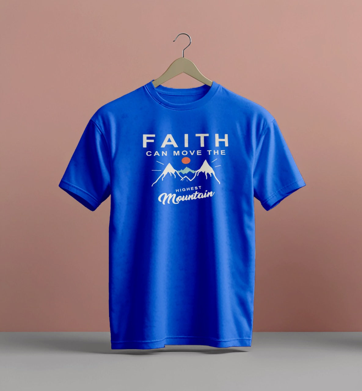 Crew Neck T-Shirts -Faith