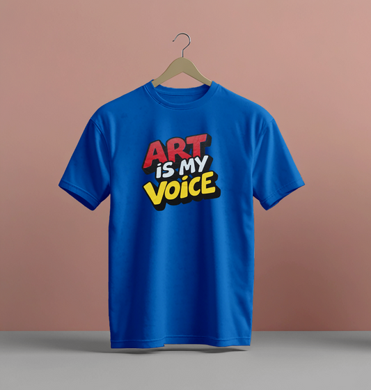 Crew Neck T-Shirts -Art Of My Voice