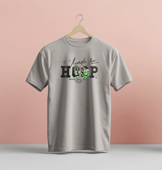 Crew Neck T-Shirts -Made For Hoop