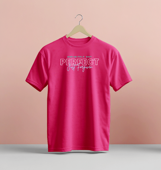 Crew Neck T-Shirts -Perfect (Magenta)