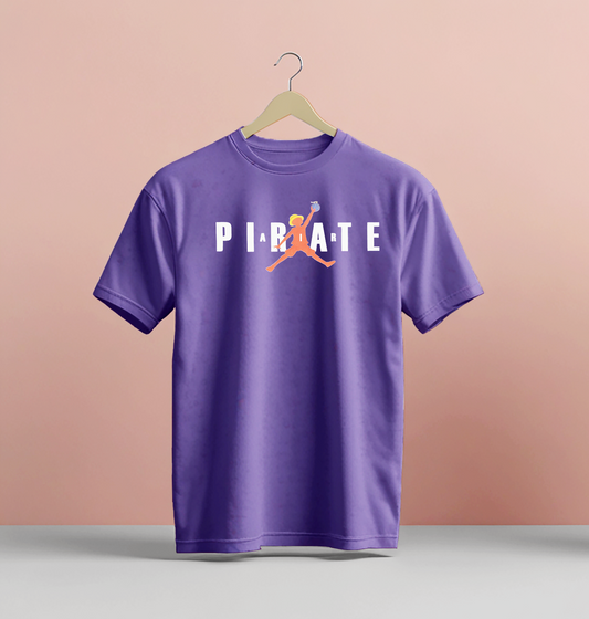Crew Neck T-Shirts -Pirate