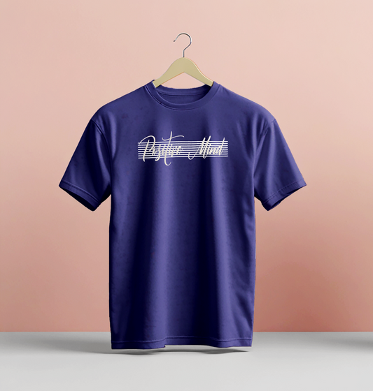 Crew Neck T-Shirts -Positive Mind